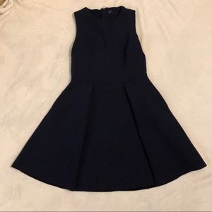Gap A-Line Navy Cotton Blend Dress